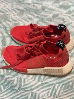 Adidas NMD_R1 Hi-Res Red Gum Sole Women's Size 6